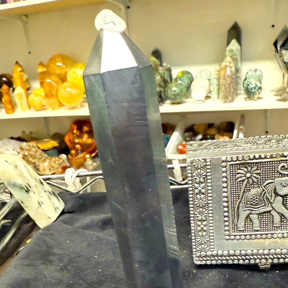 Solid Titanium Tower rarely cut for home decor